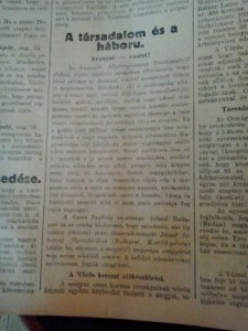 Aranyat - vasért! Pesti Hírlap, 1914. augusztus 11.