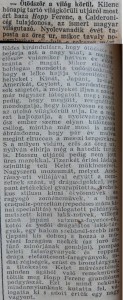 Ötödször a világ körül. Az Est, 1914. szeptember 10.