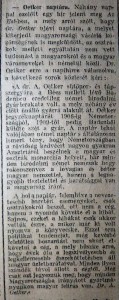 Oetker naptára. Az Est, 1916. január 12.